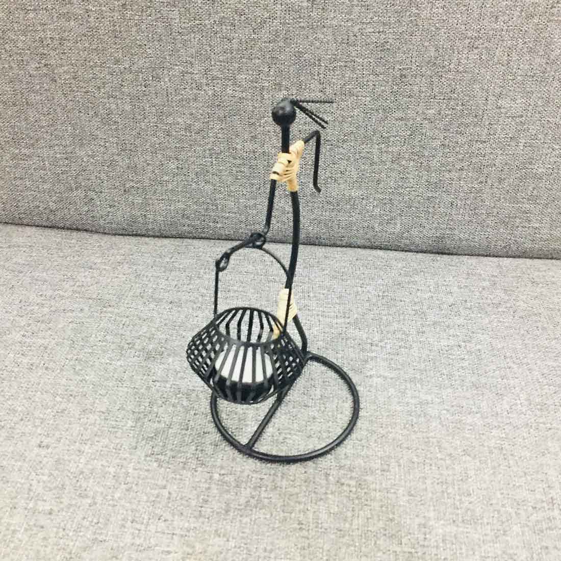 Candle Stand for Dining Table - 9 Inch - ApkaMart