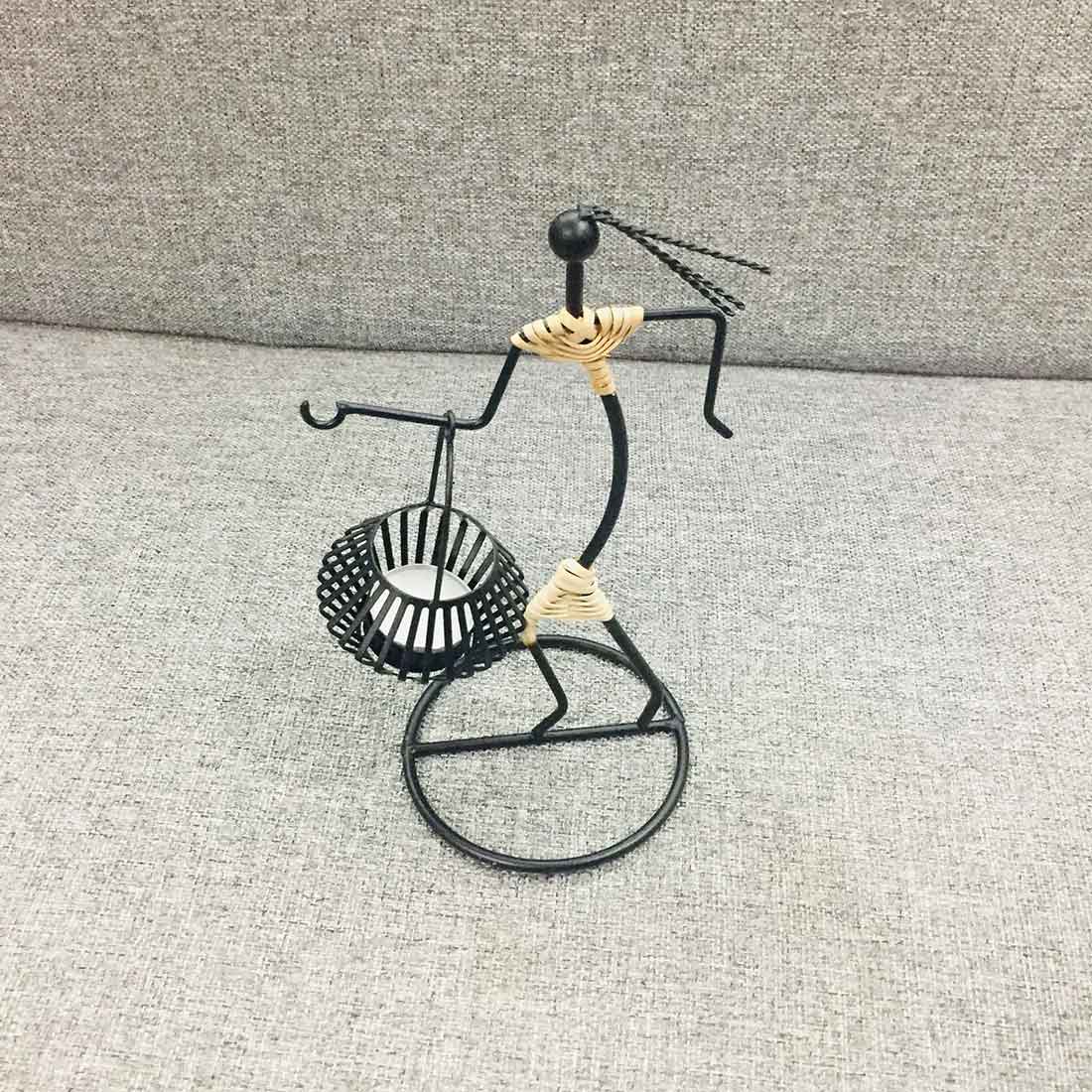 Candle Stand for Dining Table - 9 Inch - ApkaMart