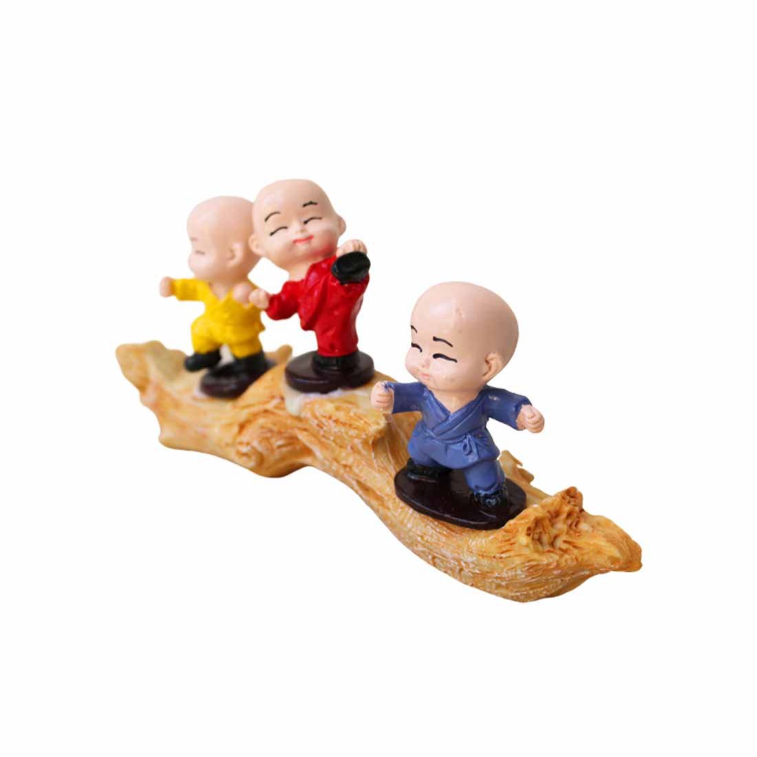 Kung-fu Monk Baby Monk Showpiece - for Car Dashboard - 7 Inch - ApkaMart