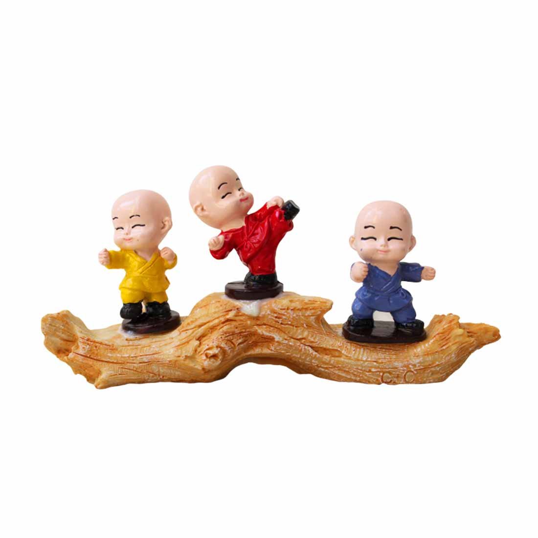 Kung-fu Monk Baby Monk Showpiece - for Car Dashboard - 7 Inch - ApkaMart