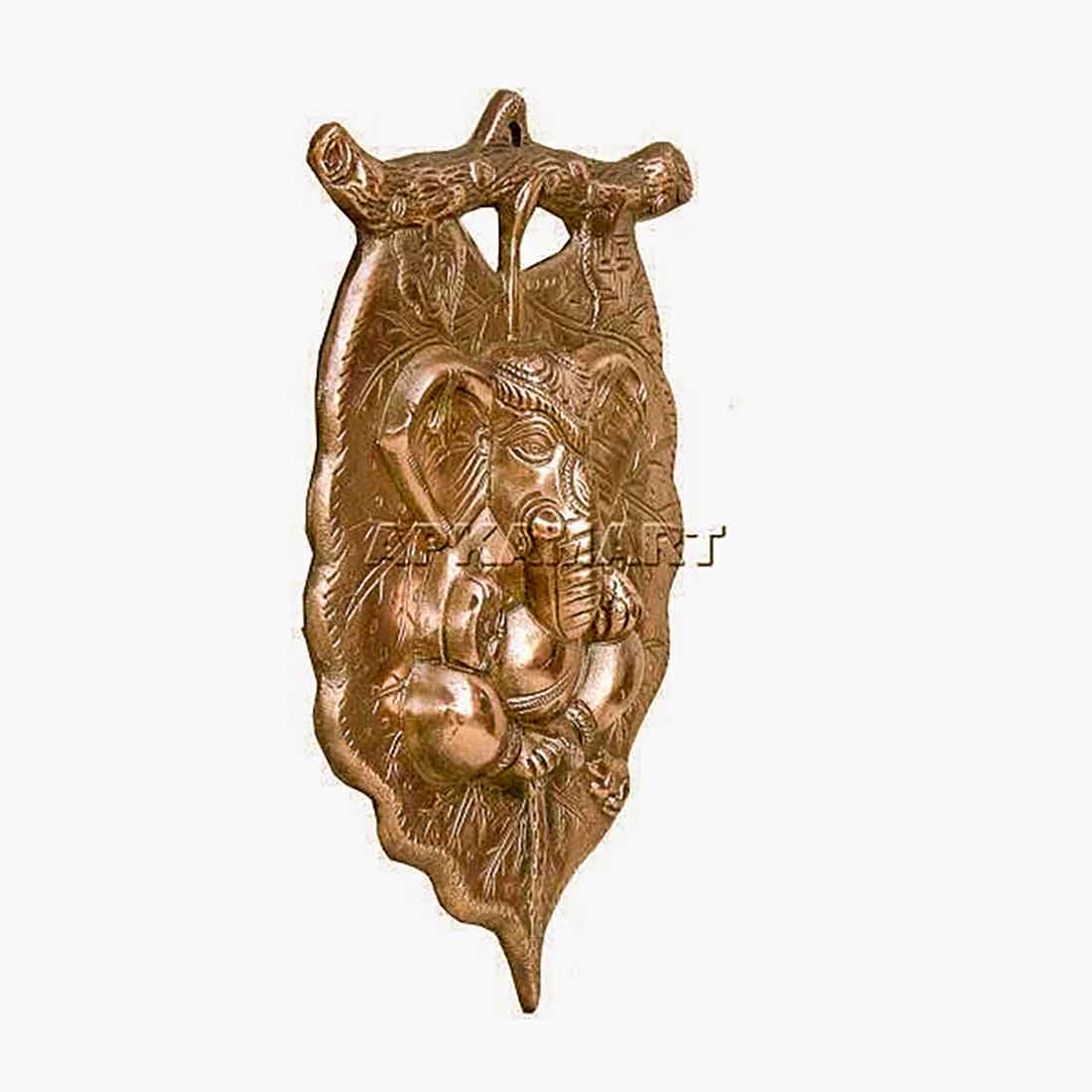 Leaf Ganesh Wall Hanging- Apkamart #size_12 Inch
