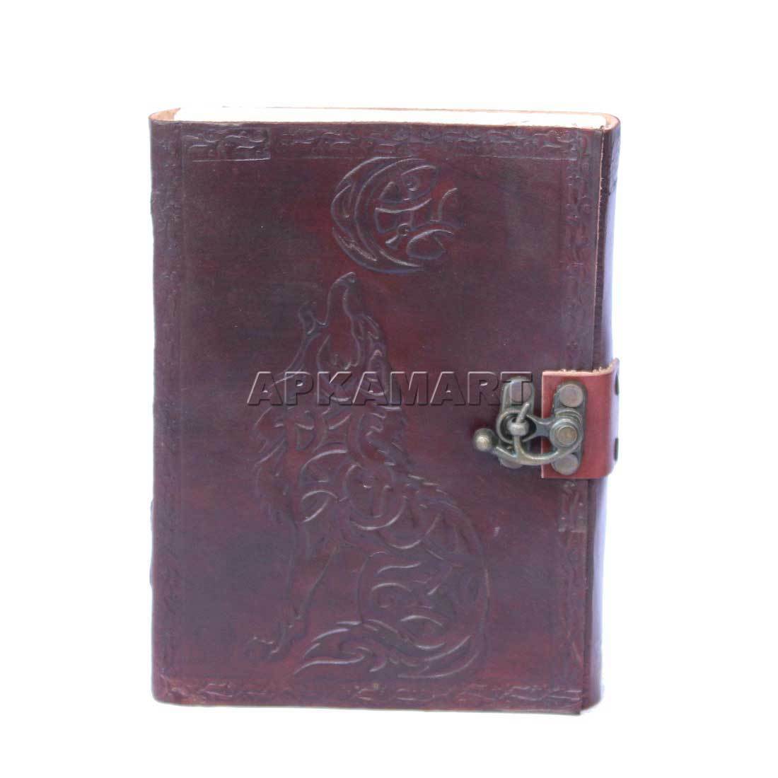 Leather Bound Journal for Men - Writing Journals for Women -7 inch - ApkaMart