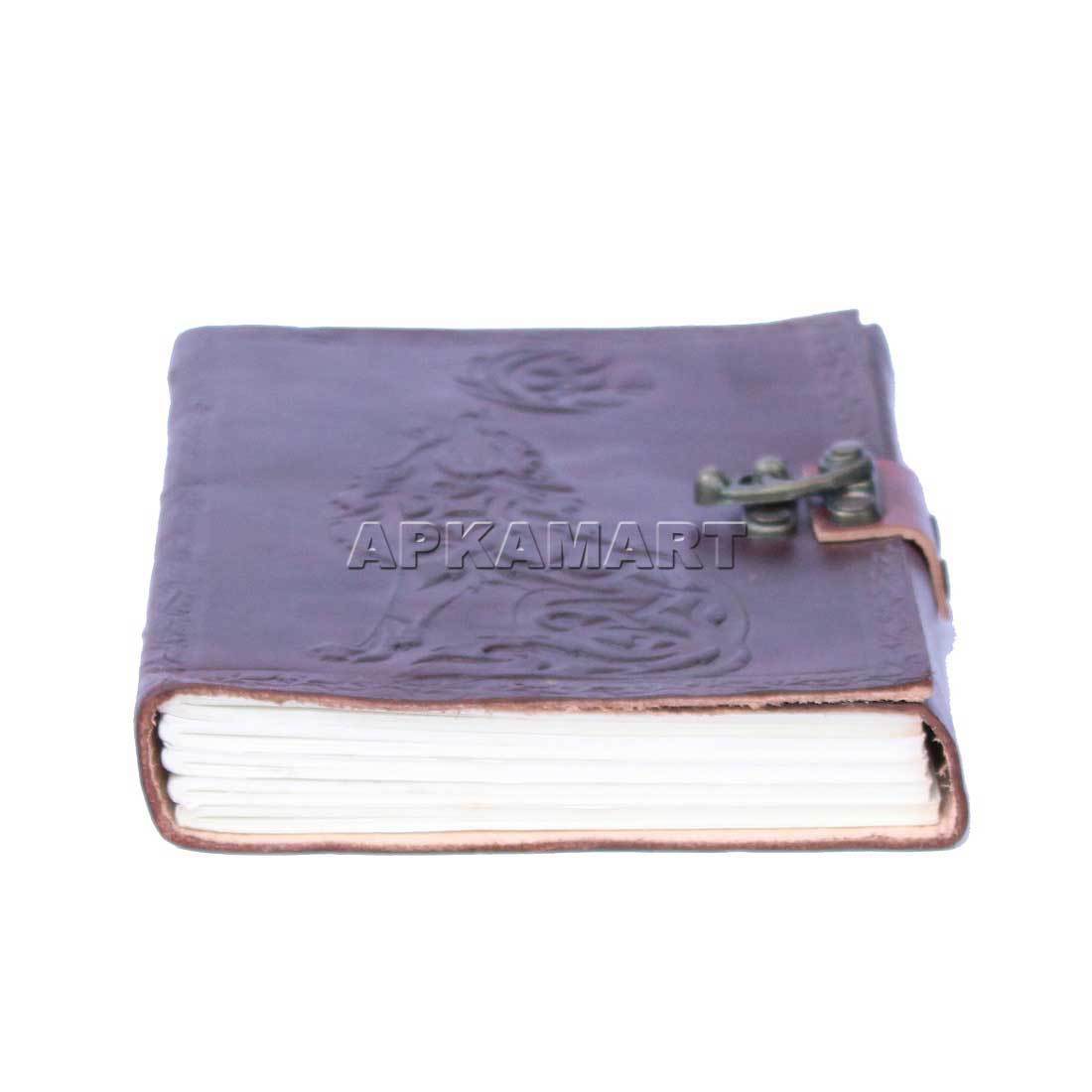 Leather Bound Journal for Men - Writing Journals for Women -7 inch - ApkaMart