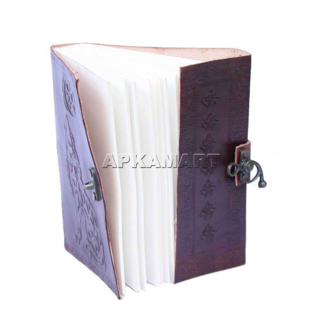 Leather Bound Journal for Men - Writing Journals for Women -7 inch - ApkaMart