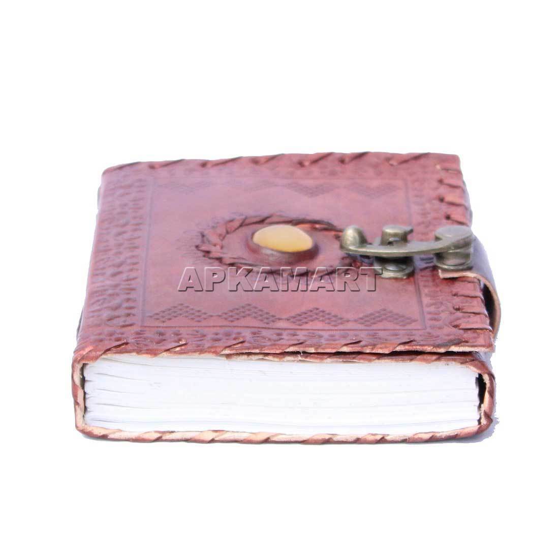 Antique Travel Diary | Leather Notebook for Work - 6 inch - ApkaMart