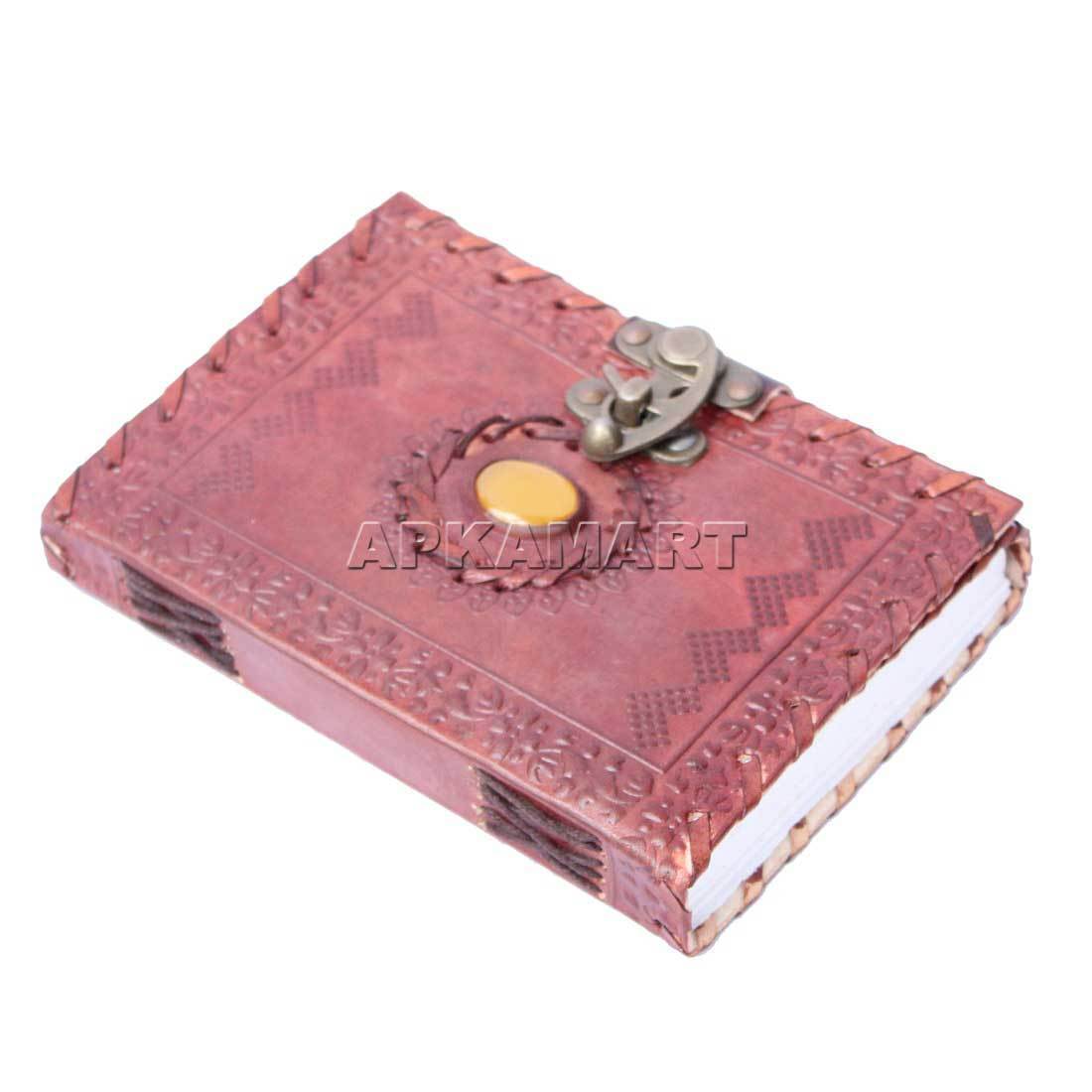 Antique Travel Diary | Leather Notebook for Work - 6 inch - ApkaMart