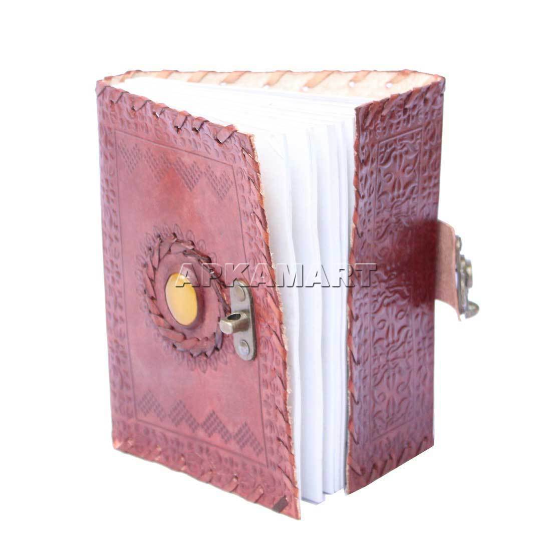 Antique Travel Diary | Leather Notebook for Work - 6 inch - ApkaMart