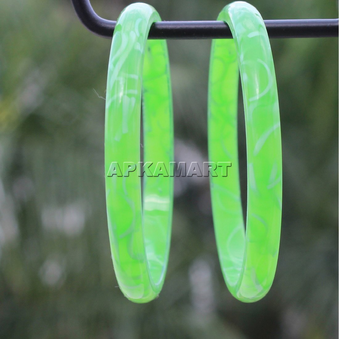 Light Green Multicolor Bangles - ApkaMart