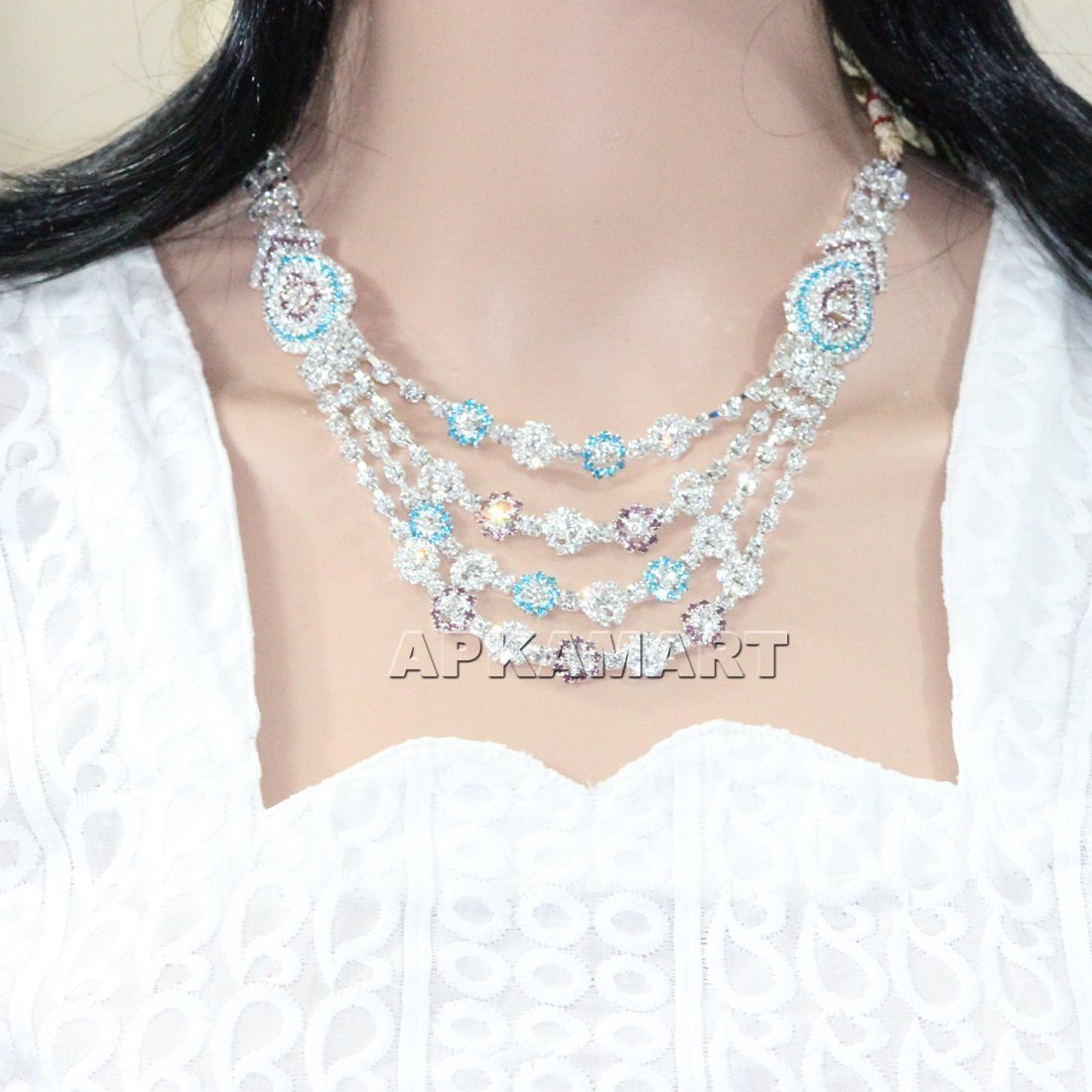 Multicolour Traditional Necklace - ApkaMart
