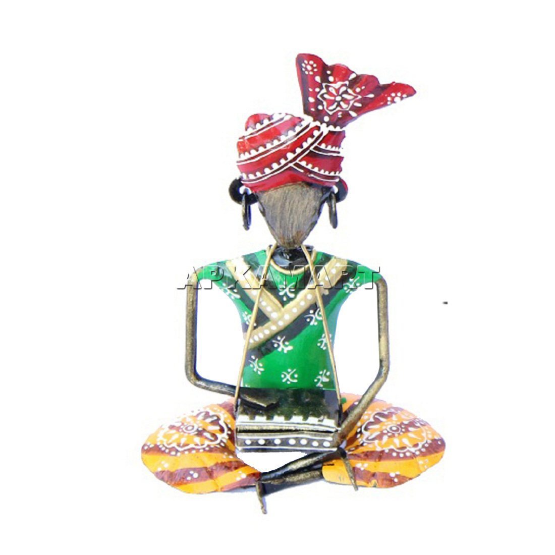 Table Decor | Musician Figurines - Musician Playing Harmonium - 8 Inch - ApkaMart