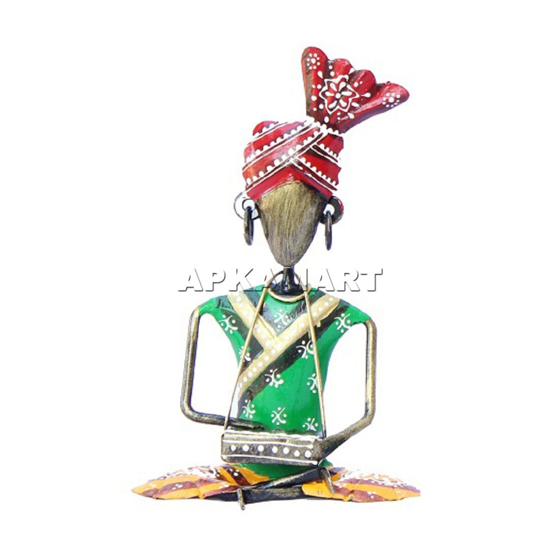 Table Decor | Musician Figurines - Musician Playing Harmonium - 8 Inch - ApkaMart