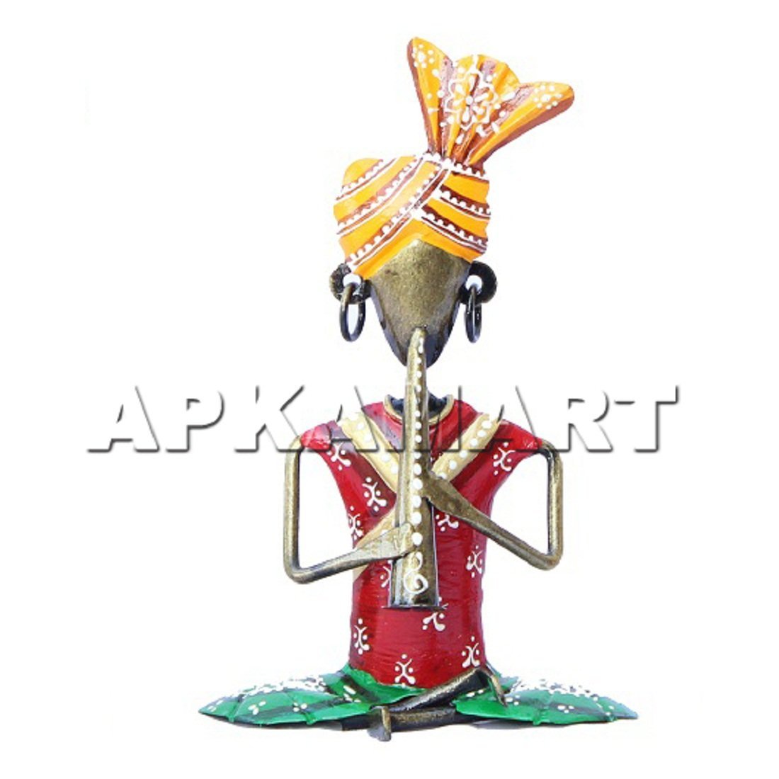 Table Decor | Musician Figurines - Musician Playing  Shehnai - 8 Inch - ApkaMart