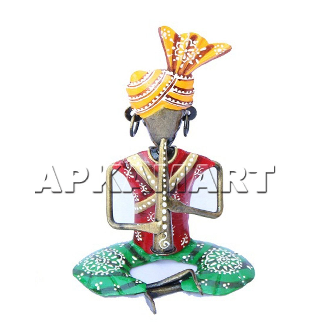 Table Decor | Musician Figurines - Musician Playing  Shehnai - 8 Inch - ApkaMart