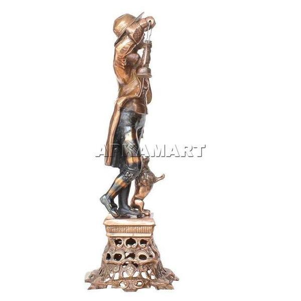 Night Watchman - Antique Showpiece - For Table Decor & Gifts - 27 Inch - ApkaMart