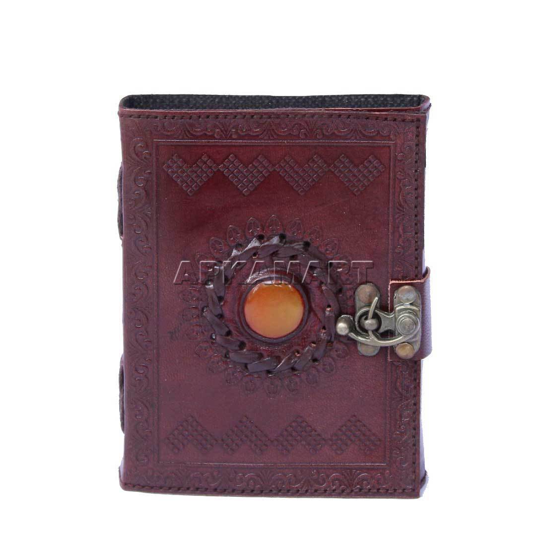 Lock Diary | Leather Diary - For Birthday & Anniversary Gifts - 6 inch - ApkaMart