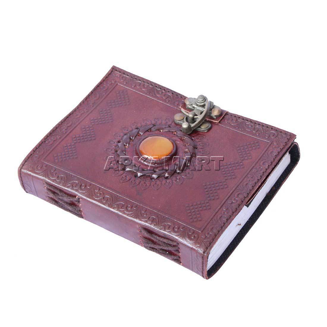 Lock Diary | Leather Diary - For Birthday & Anniversary Gifts - 6 inch - ApkaMart