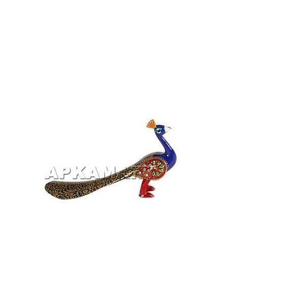 Peacock Figurines For Home Decor & Gifts - 4 Inch -Set of 2 - ApkaMart