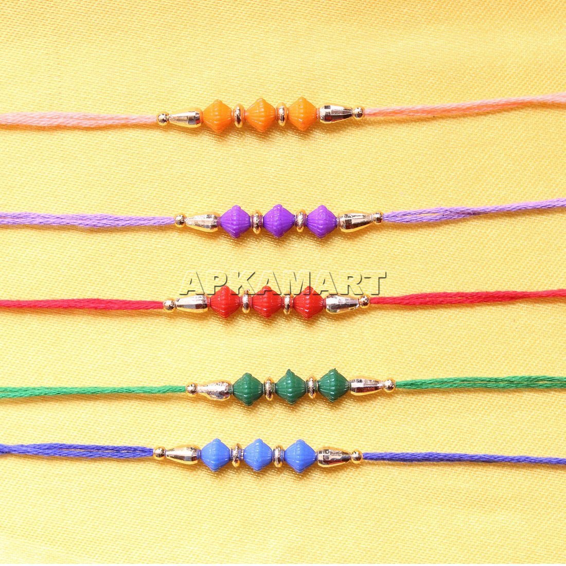 Perfect 5 Rakhi Combo - ApkaMart