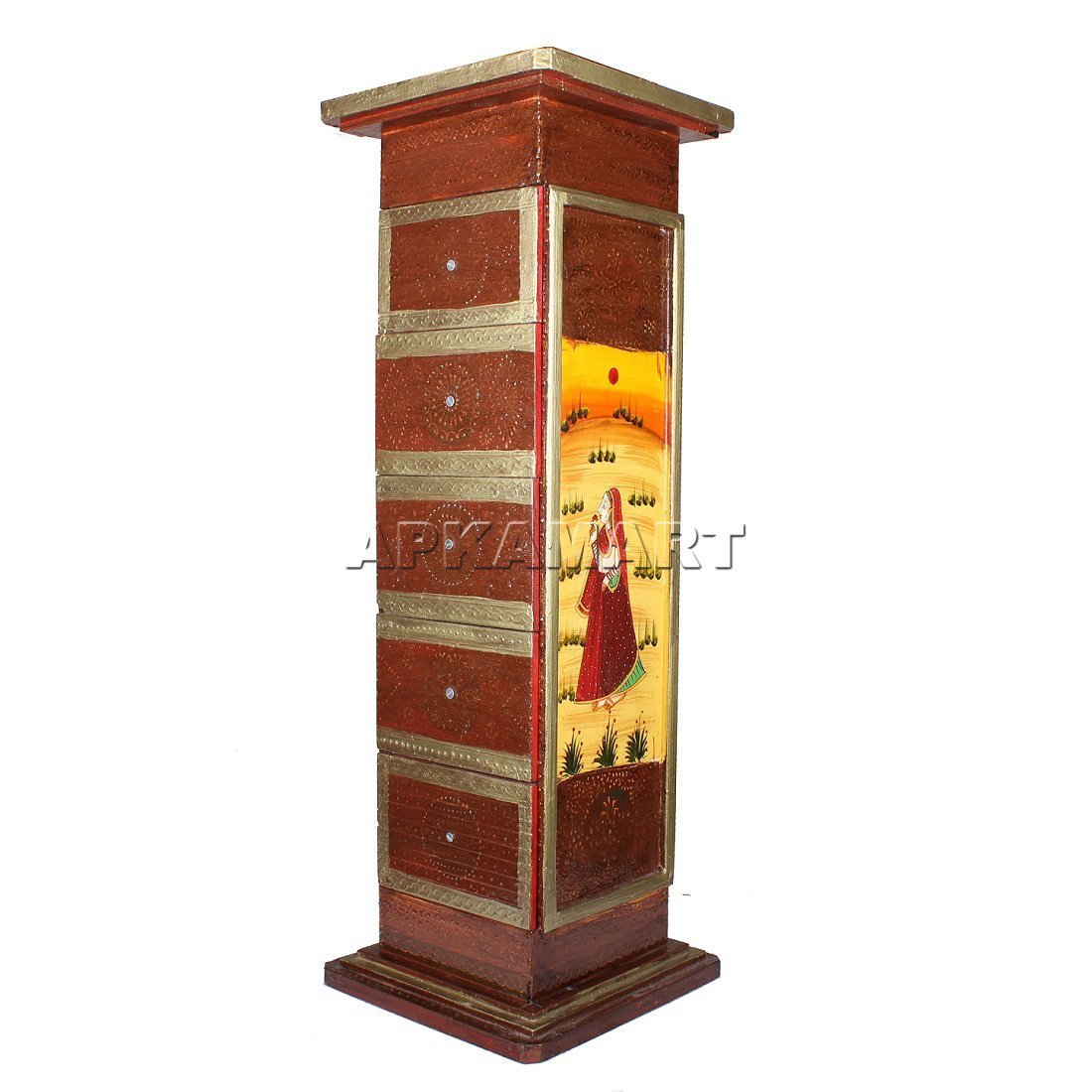 Corner Table | End Tables for Living Room for  Interiors Decor - 36 Inch - ApkaMart