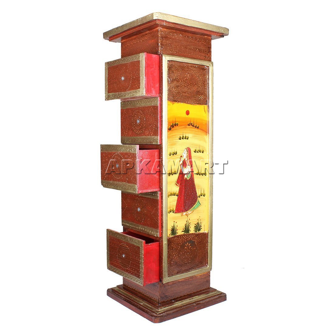 Corner Table | End Tables for Living Room for  Interiors Decor - 36 Inch - ApkaMart