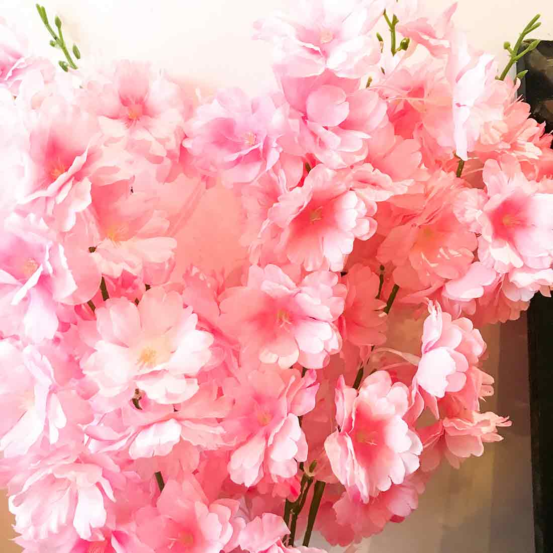 Pink Artificial Flower Bouquet - For Vase & Table Décor - ApkaMart
