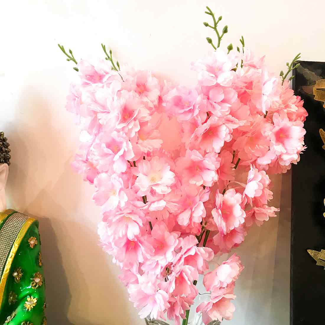 Pink Artificial Flower Bouquet - For Vase & Table Décor - ApkaMart