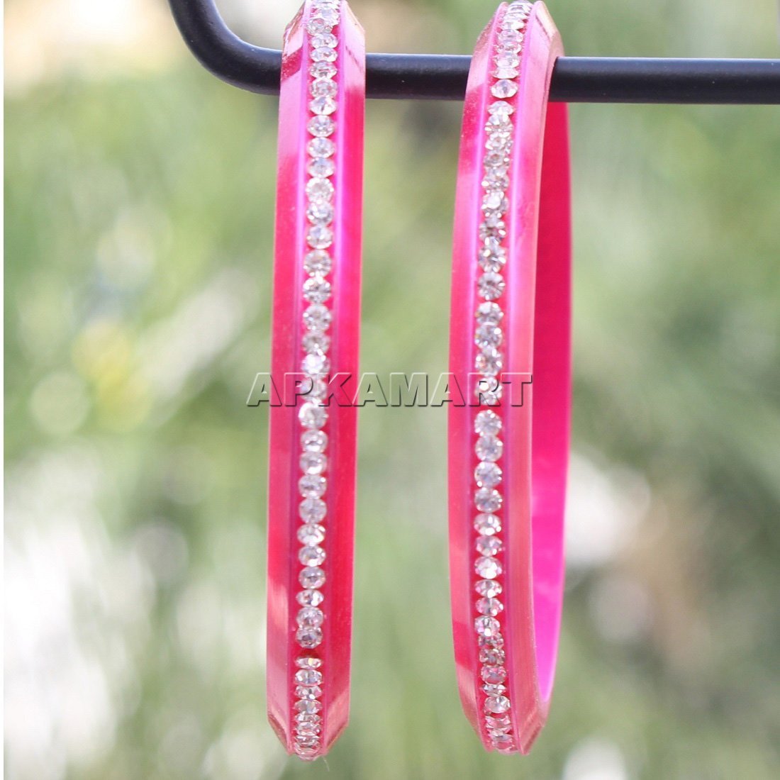 Pink Beads Bangles - ApkaMart
