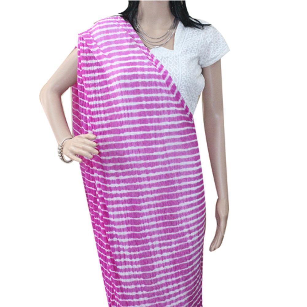 Pink Leheriya Dupatta - ApkaMart