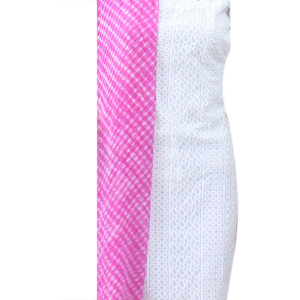 Pink Leheriya Dupatta - ApkaMart