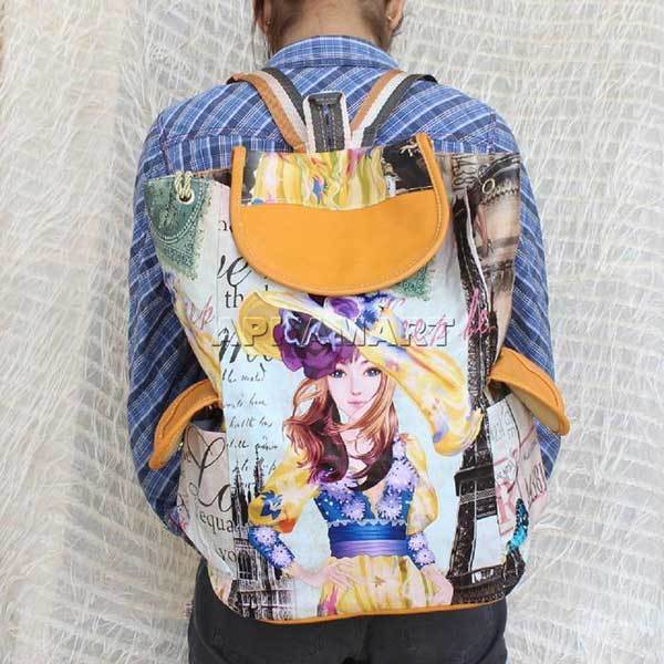 Designer Backpack - For Women, Girls Casual | School | College - 17 Inch - ApkaMart