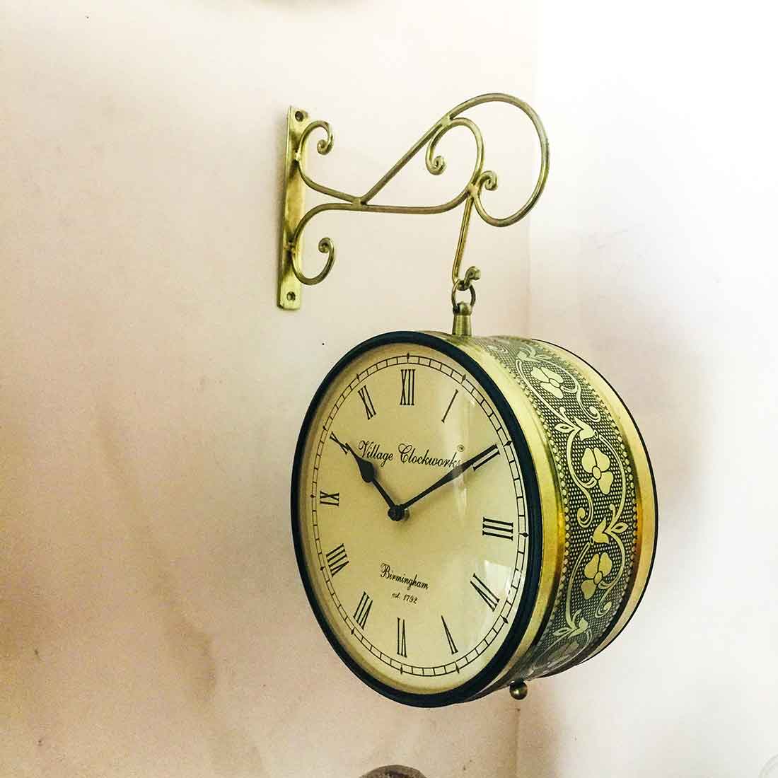 Railway Station Clock - For Home & Wall Décor - 10 Inch - ApkaMart #Style_Style 1