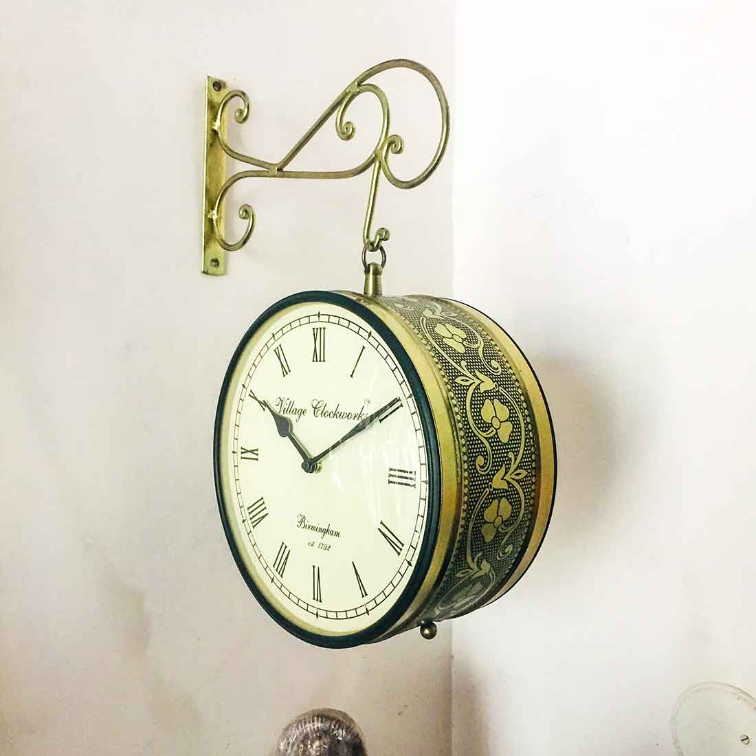 Railway Station Clock - For Home & Wall Décor - 10 Inch - ApkaMart #Style_Style 1