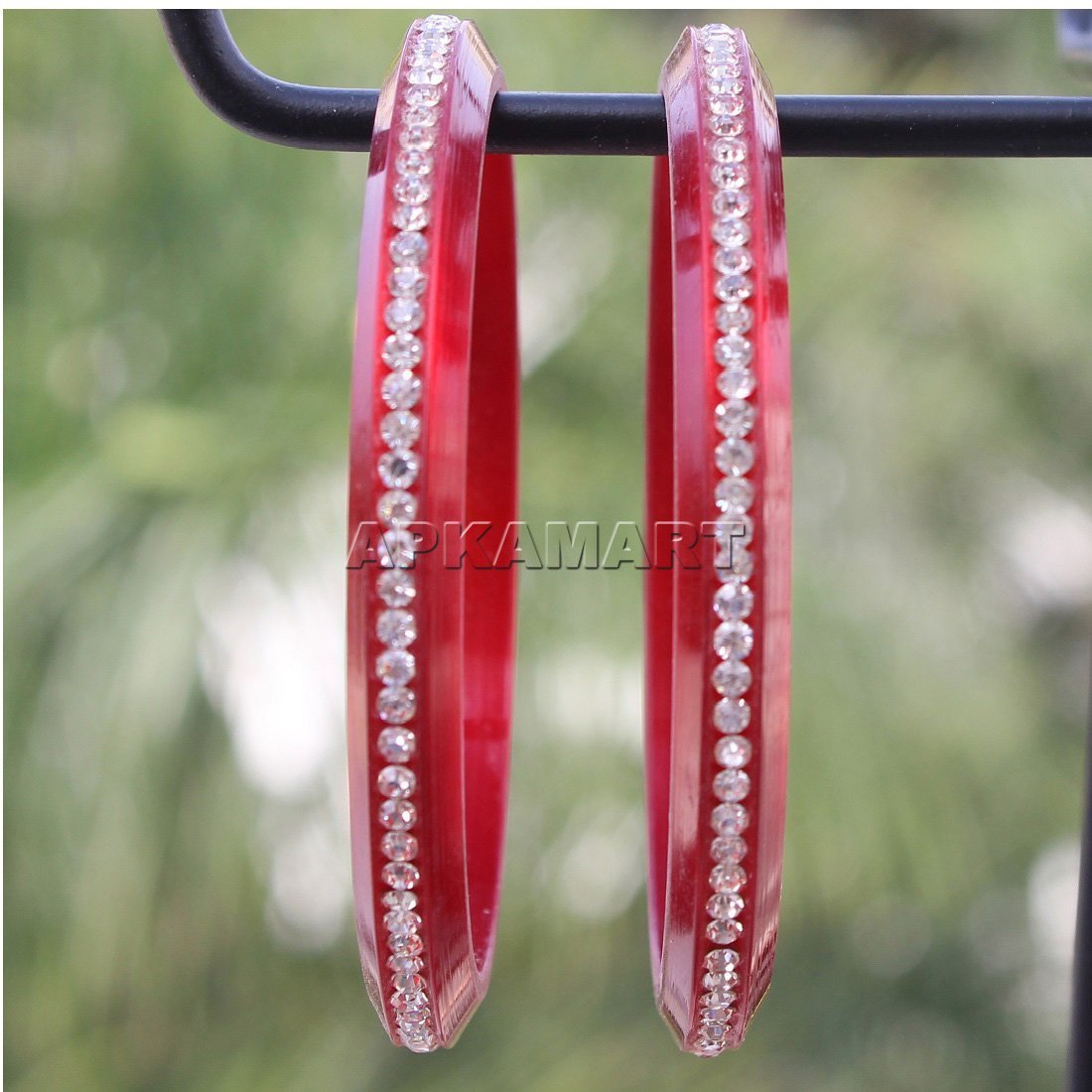 Red Beads Bangles - ApkaMart