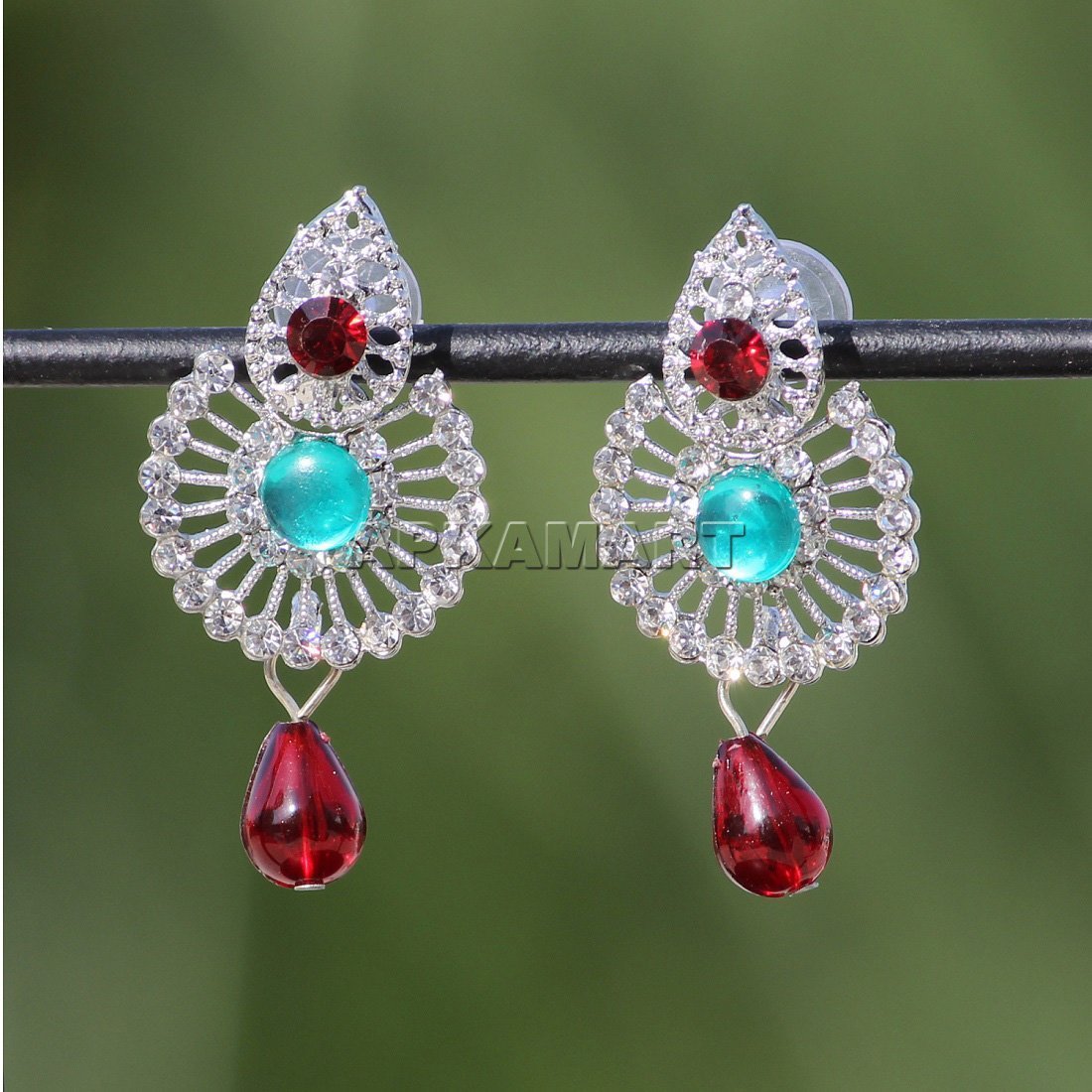 Earring Stud - Stylish Crystal Earrings - for Women Stylish and Small - ApkaMart