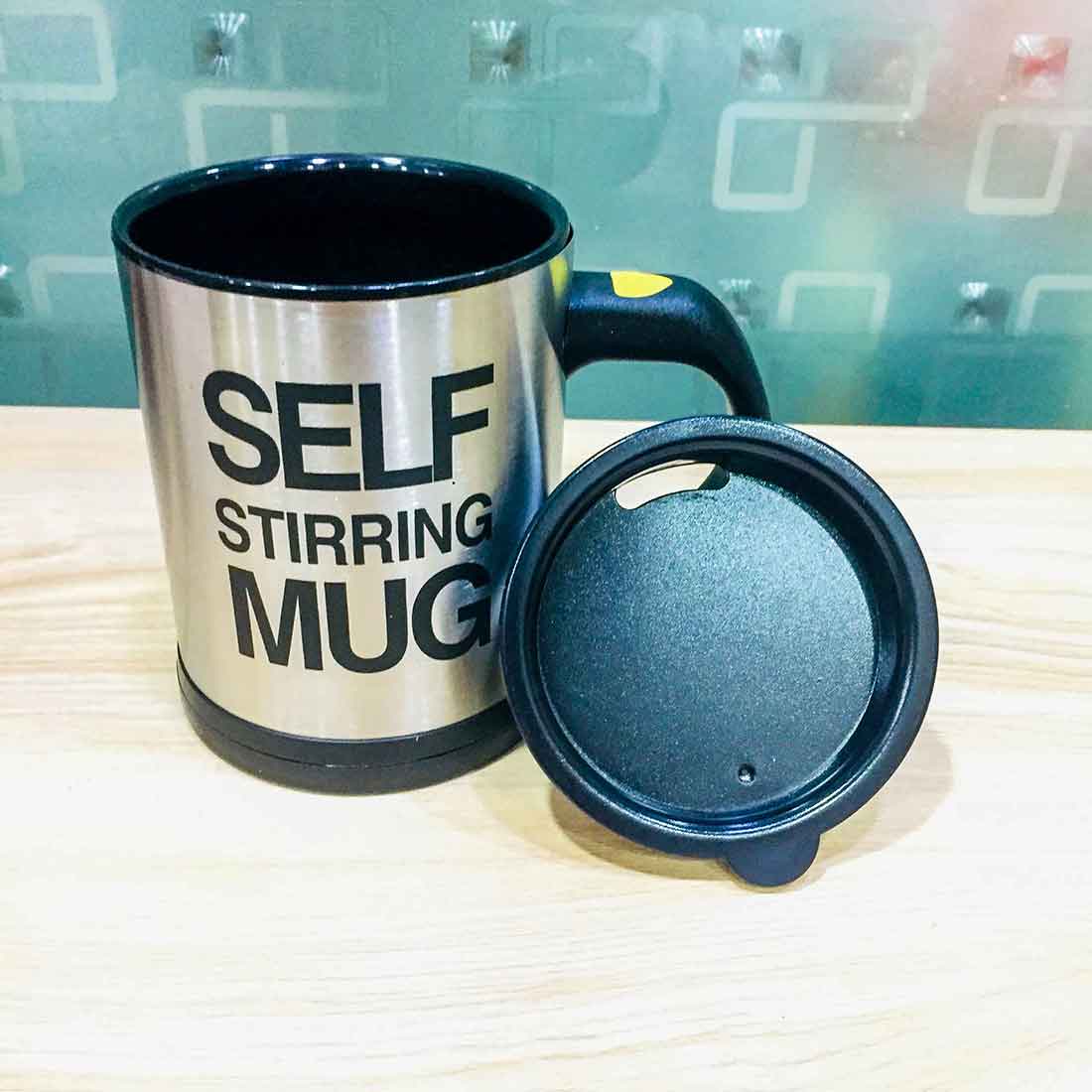 Self Stirring Coffee Cup - for Tea, Coffee, Milk, Beverage & Gifts - ApkaMart