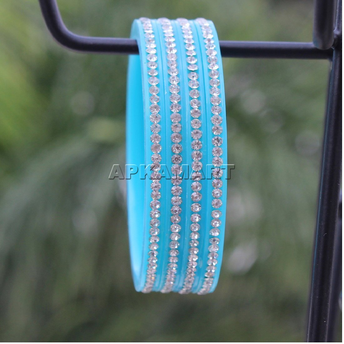 Sky Blue Bangle Set - ApkaMart