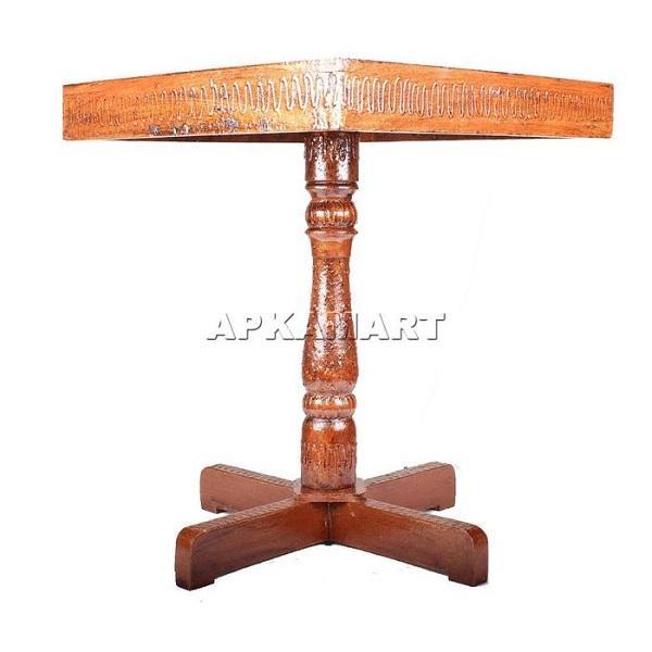 Wood Table |Side Table for Living Room - for Office Decor & Gifts - Set of 2 - ApkaMart