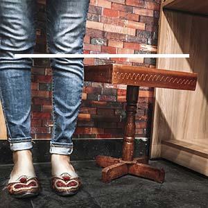 Lamp Table | Side Table for Living Room - for Office Decor & Gifts - 15 Inch - ApkaMart