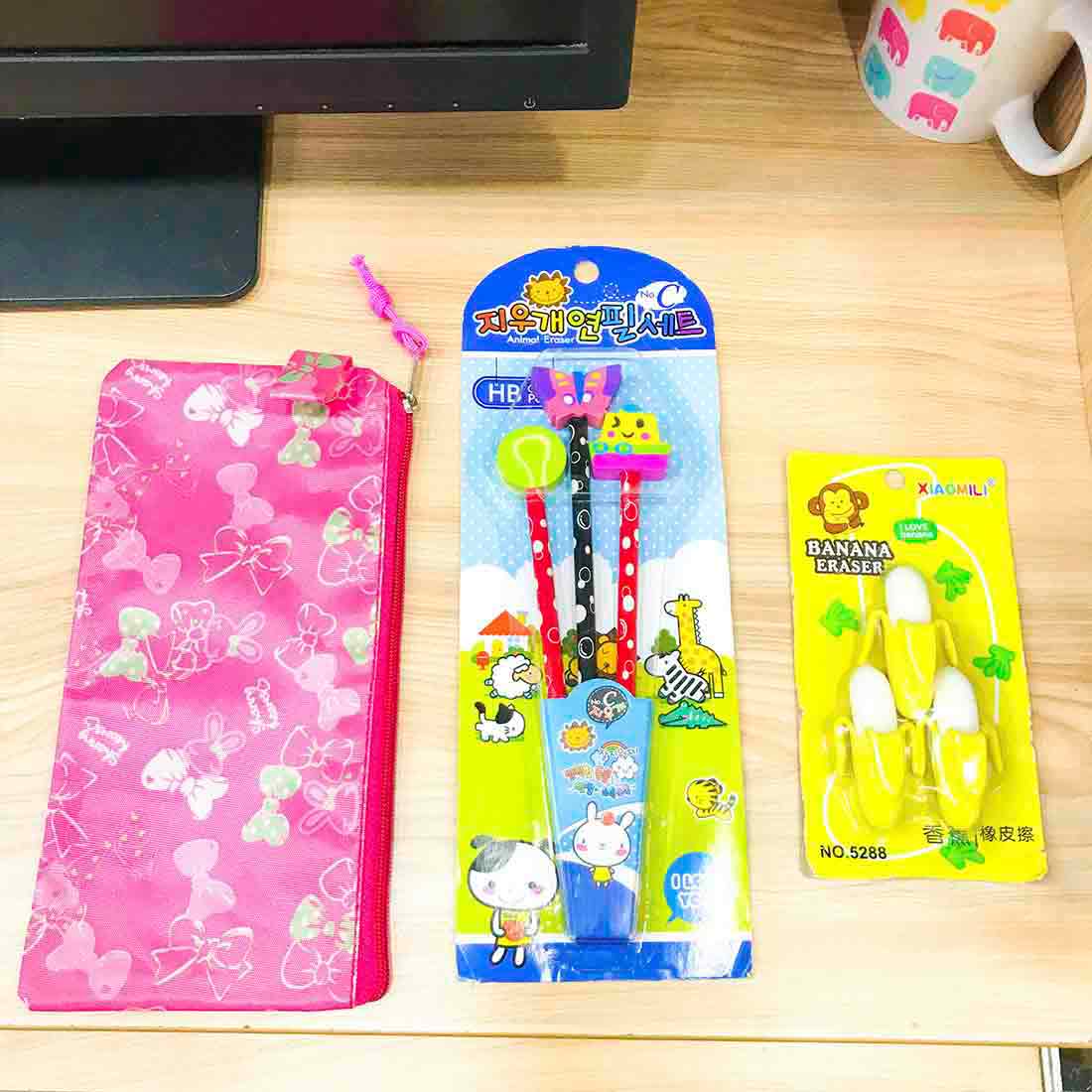 Pencil Box Pouch - For Kids, Children, School Student, Return Gifts - ApkaMart