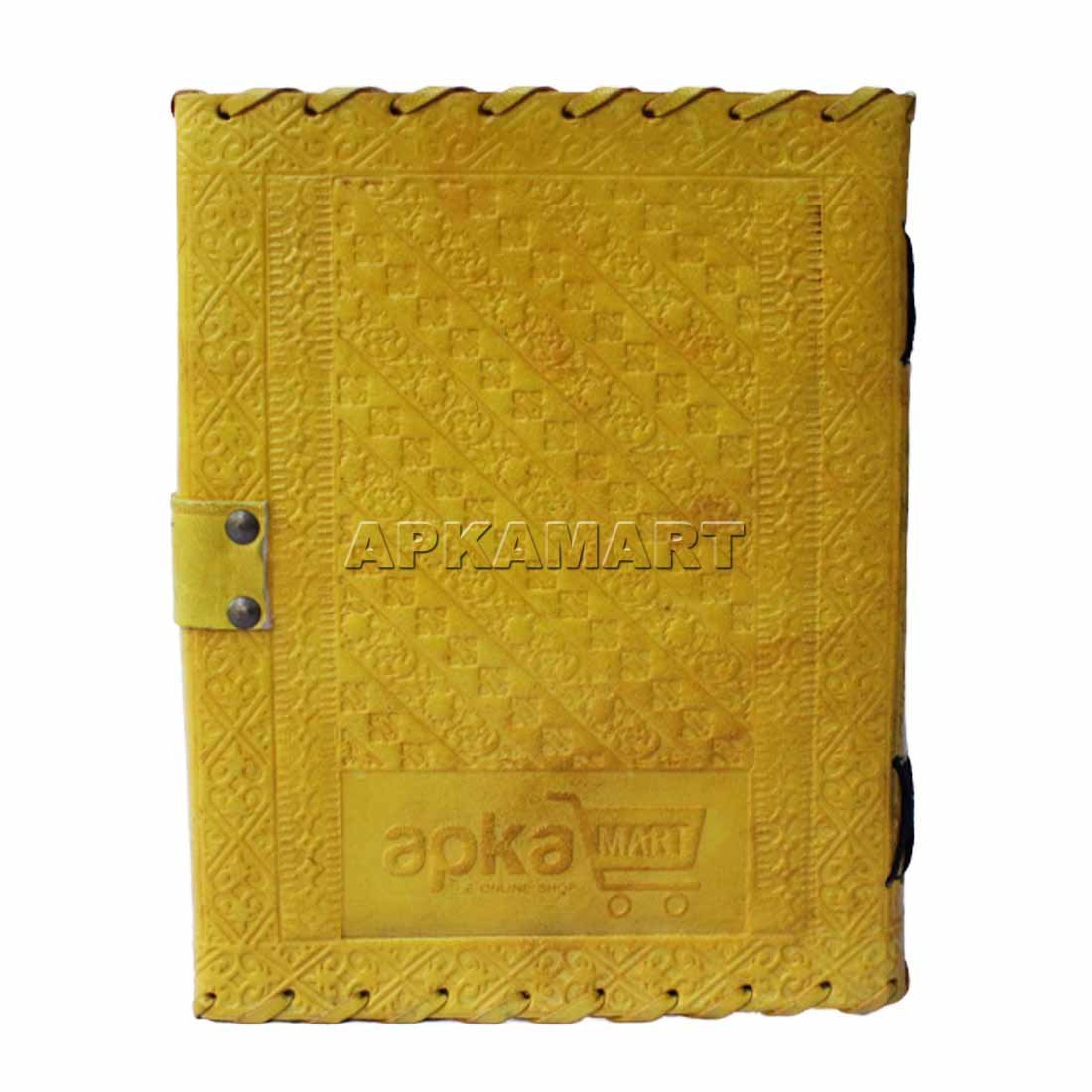 Leather Journal Notebook - Writing Journals for Men & Women - 8 Inch - ApkaMart