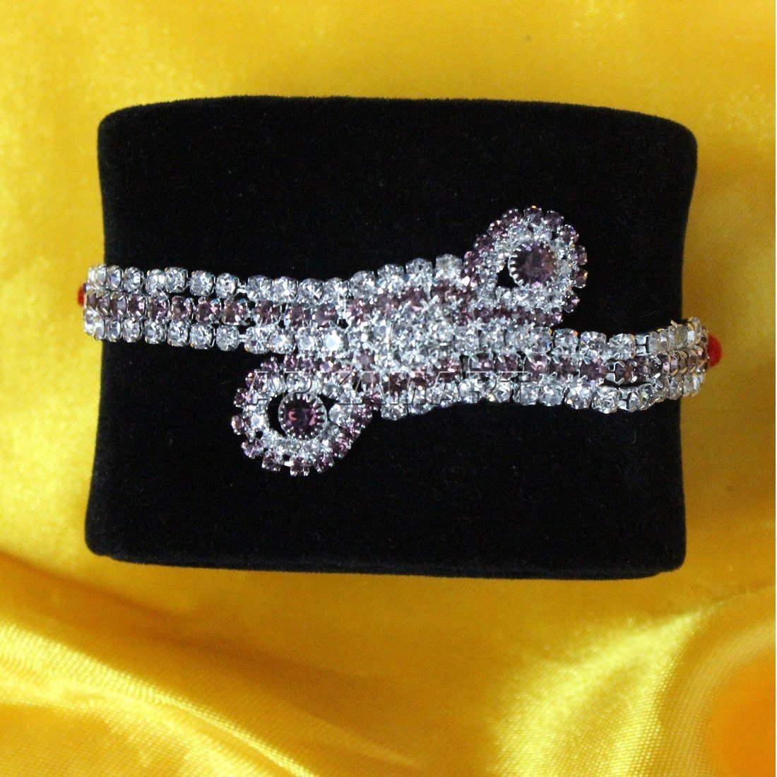 Stunning Brown Beaded Rakhi - ApkaMart