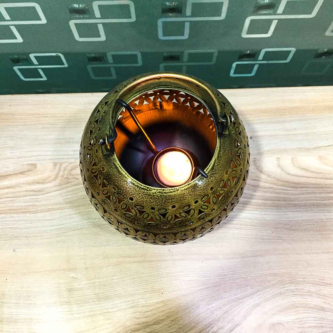 Metal Candle Stand - Handi Design - 8 Inch - ApkaMart