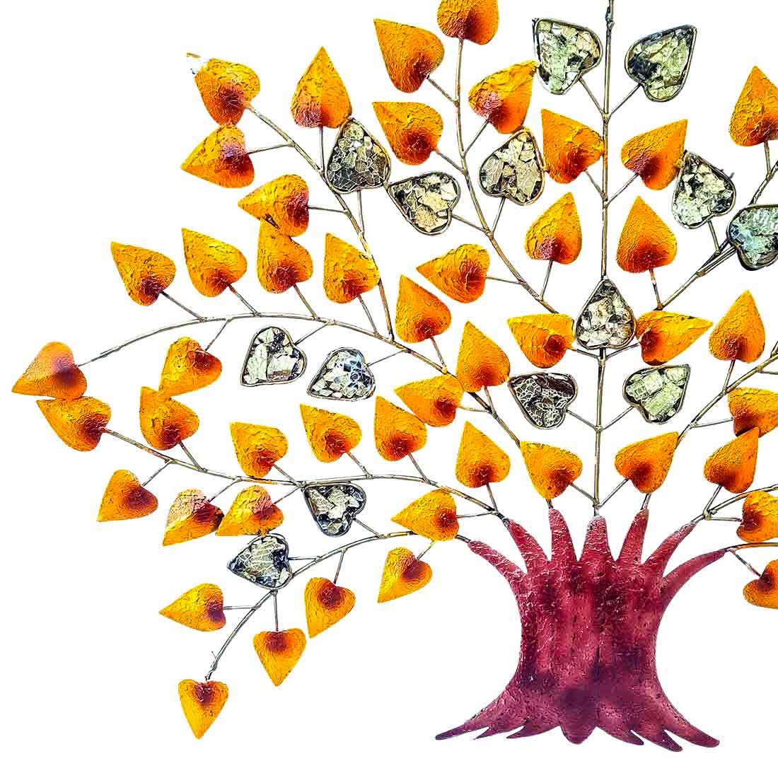 Metal Wall Decor for Living Room -Tree Design -  46 Inch - ApkaMart