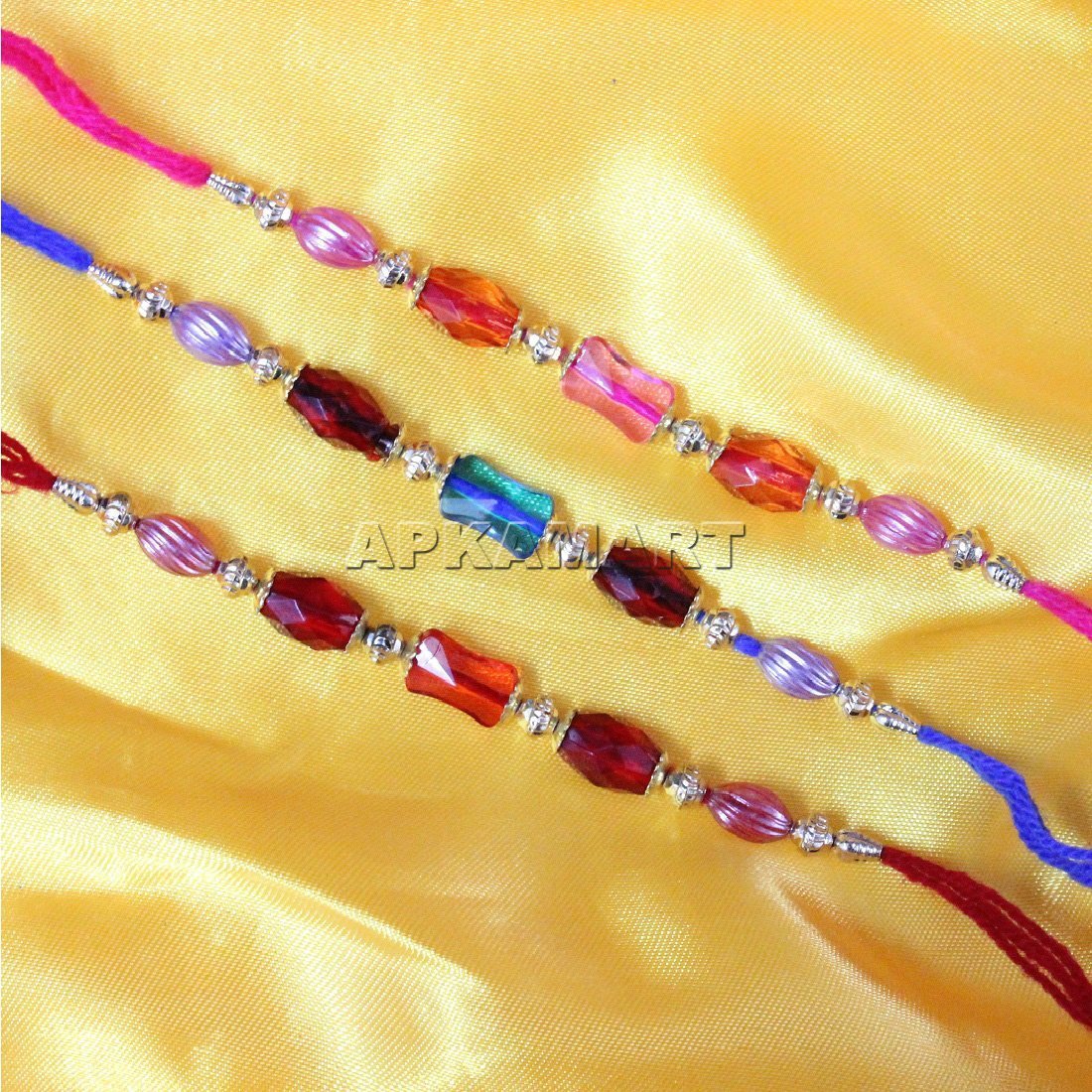 Triple Fun Rakhi Set of 3 - ApkaMart