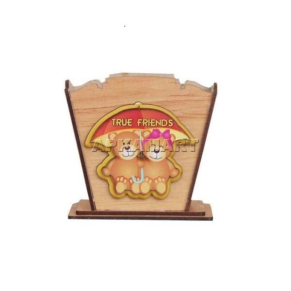 Pen Stand -True Friends Design for Kids, Children, School Student, Return Gifts Inch
