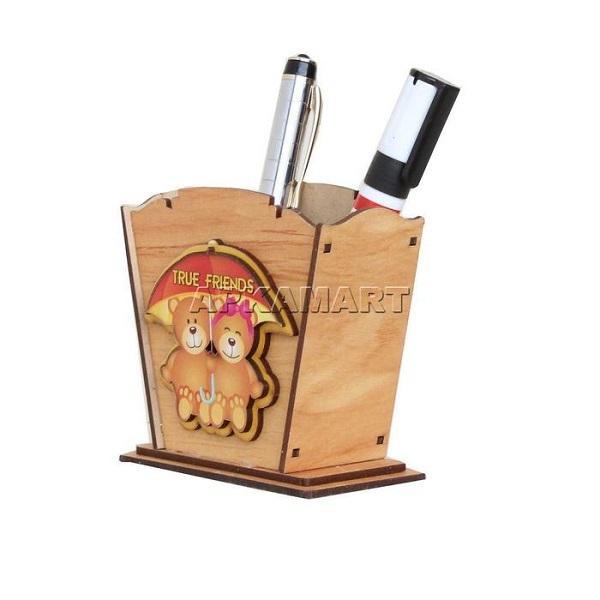 Pen Stand -True Friends Design - for Kids, Children, School Student, Return Gifts - 4 Inch - ApkaMart
