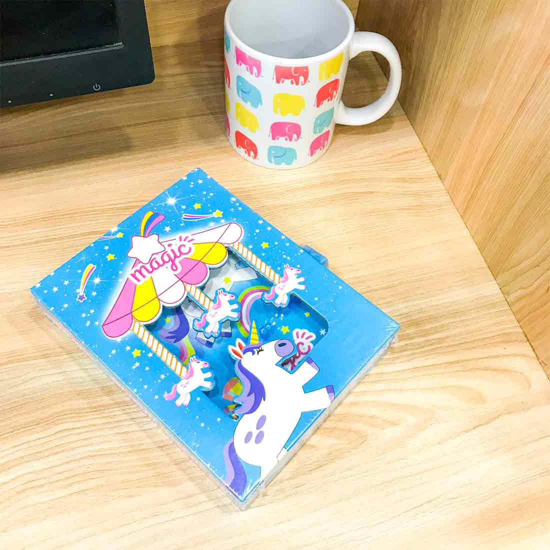 Diary With Lock Unicorn Design - for Kids, Children, School Student, Return Gifts - ApkaMart