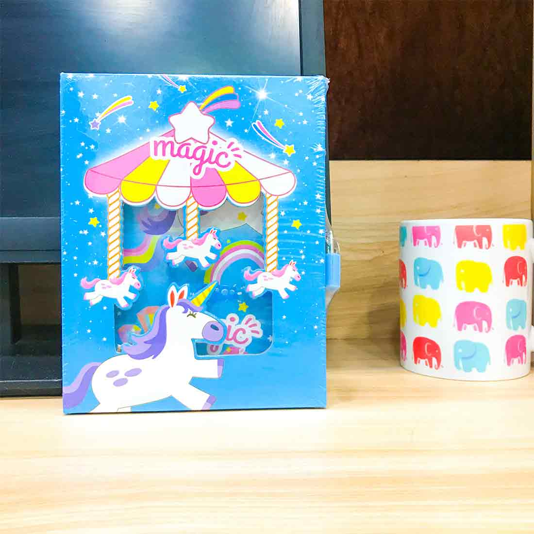 Diary With Lock Unicorn Design - for Kids, Children, School Student, Return Gifts - ApkaMart