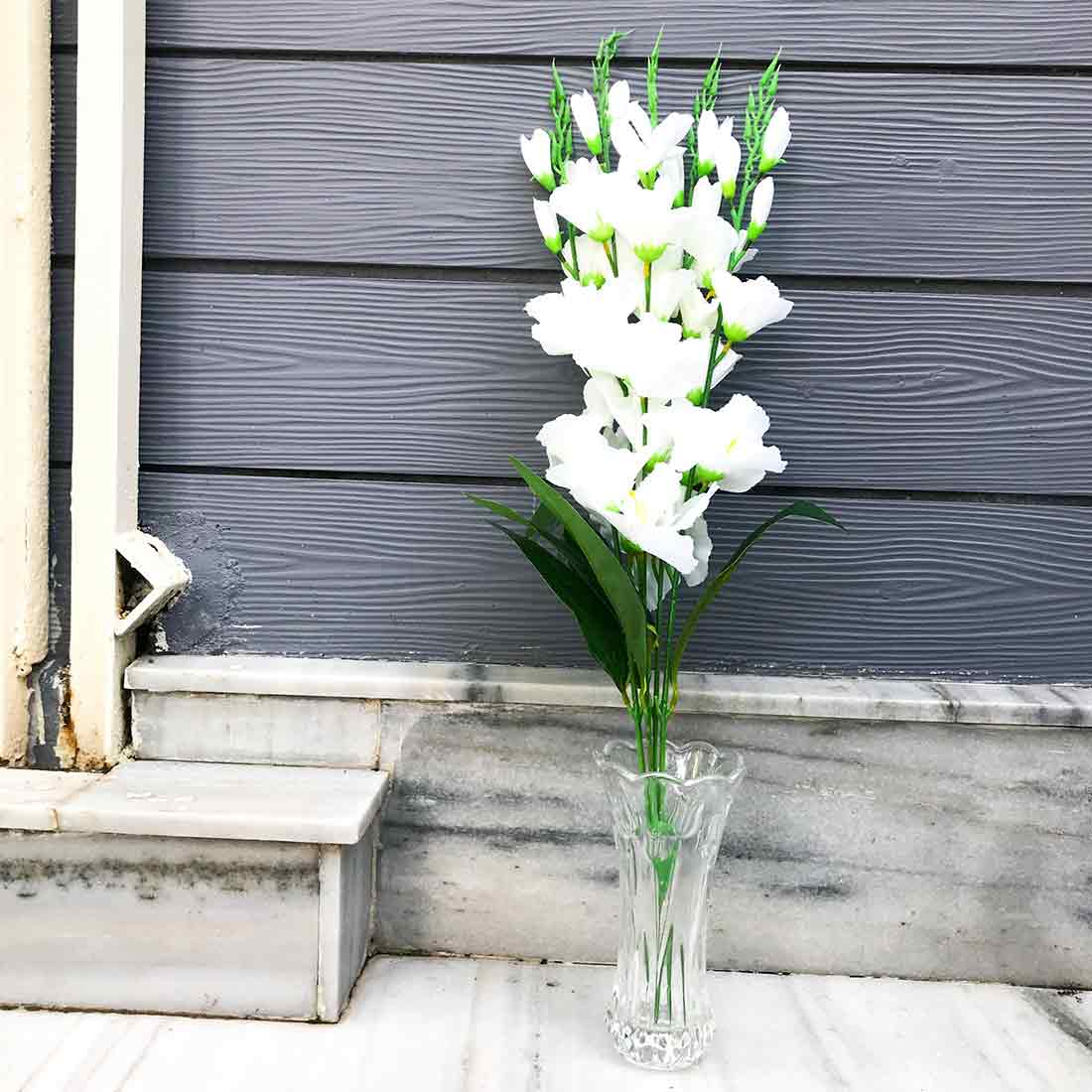 White Artificial Flower Bouquet -For Home Decoration - ApkaMart