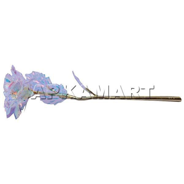 Artificial Rose Flower - White Rose - for Rose Day / Propose Day / Valentine's Day - 10 Inch - ApkaMart